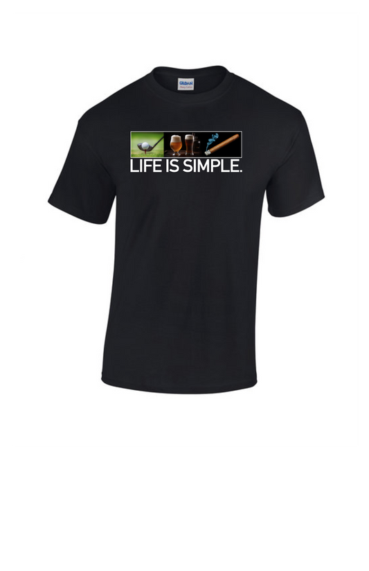 LIFE IS SIMPLE TEE (Beer)